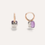 Pomellato Nudo Petit Earrings 18k Gold with Amethyst - Orsini Jewellers