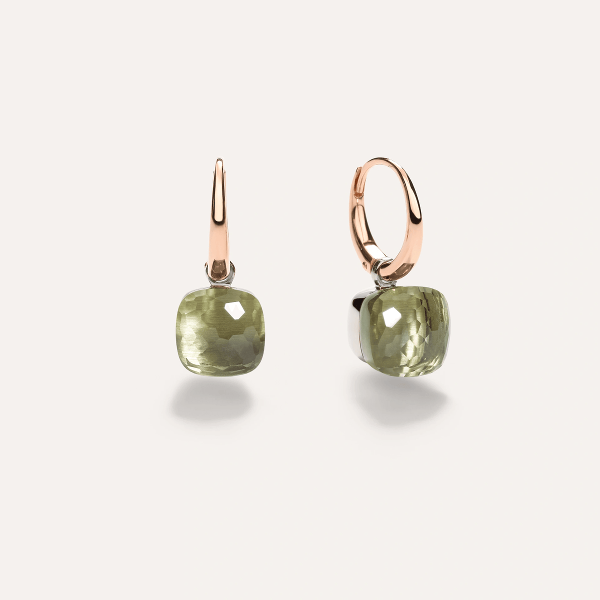 Pomellato Nudo Petit Earrings 18k Gold with Prasiolite - Orsini Jewellers