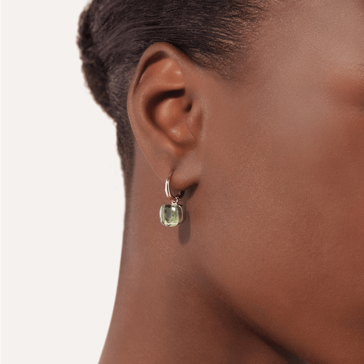 Pomellato Nudo Petit Earrings 18k Gold with Prasiolite - Orsini Jewellers