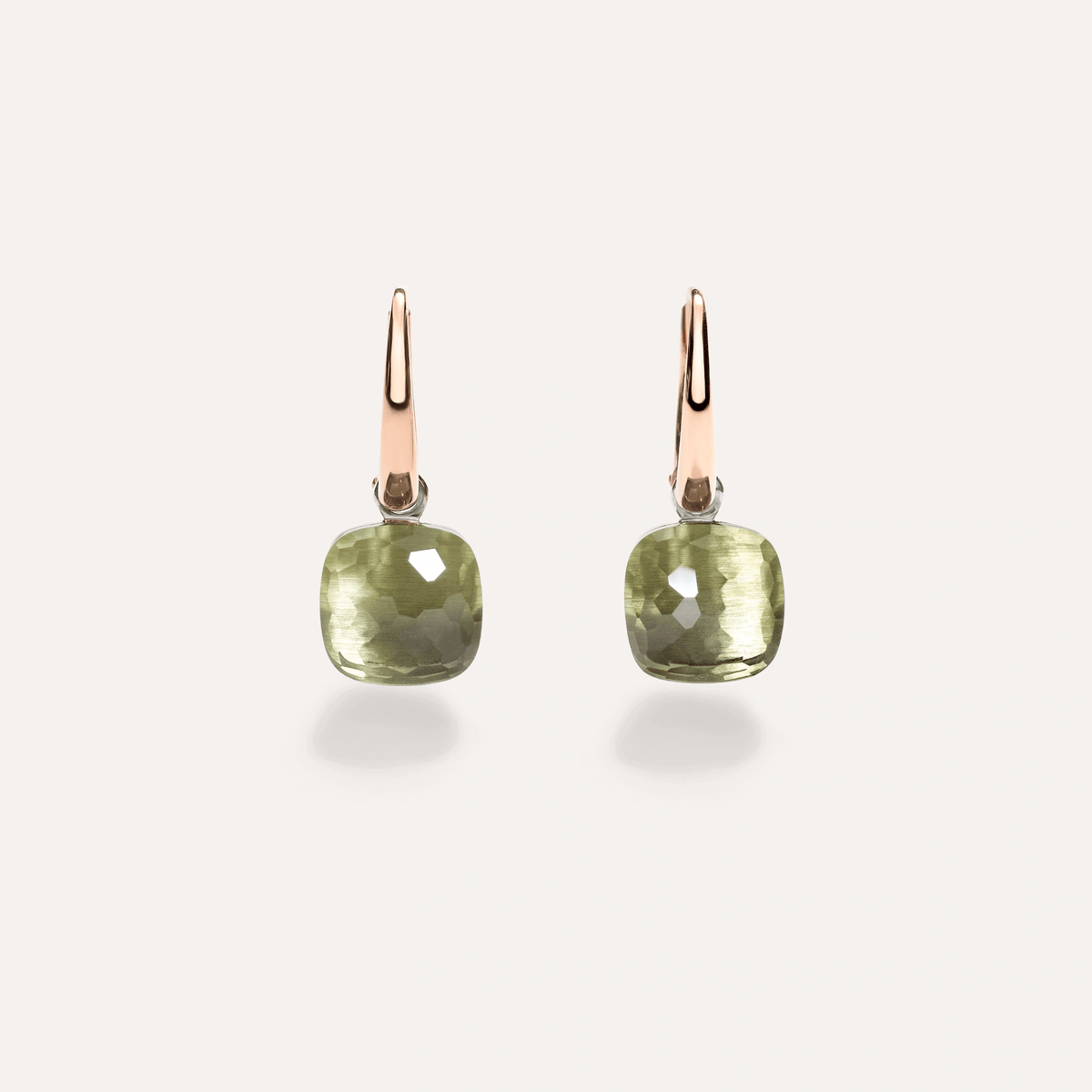 Pomellato Nudo Petit Earrings 18k Gold with Prasiolite - Orsini Jewellers