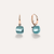 Pomellato Nudo Petit Earrings 18k Gold with Sky Blue Topaz - Orsini Jewellers