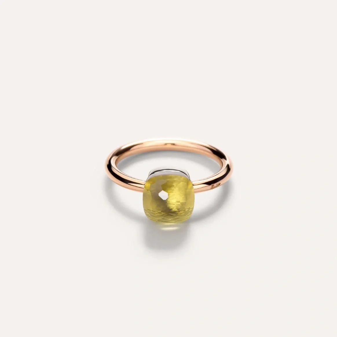 Pomellato Nudo Petit Ring 18k Gold with Lemon Quartz - Orsini Jewellers