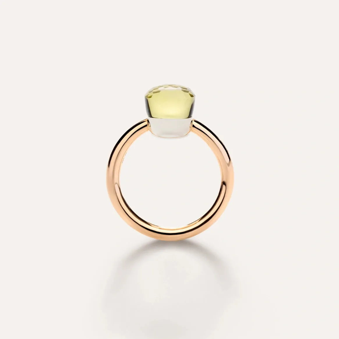 Pomellato Nudo Petit Ring 18k Gold with Lemon Quartz - Orsini Jewellers