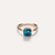 Pomellato Nudo Petit Ring 18k Gold with London Blue Topaz - Orsini Jewellers