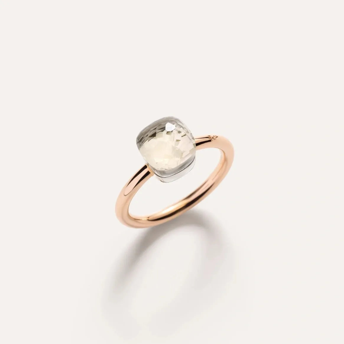 Pomellato Nudo Petit Ring 18k Gold with White Topaz - Orsini Jewellers