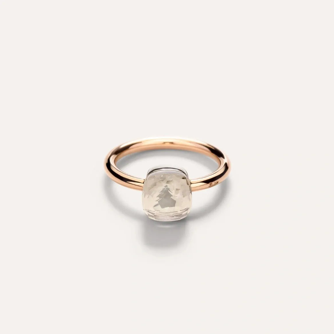 Pomellato Nudo Petit Ring 18k Gold with White Topaz - Orsini Jewellers