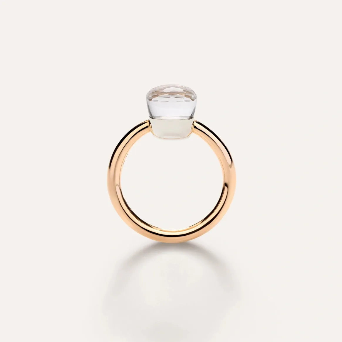 Pomellato Nudo Petit Ring 18k Gold with White Topaz - Orsini Jewellers