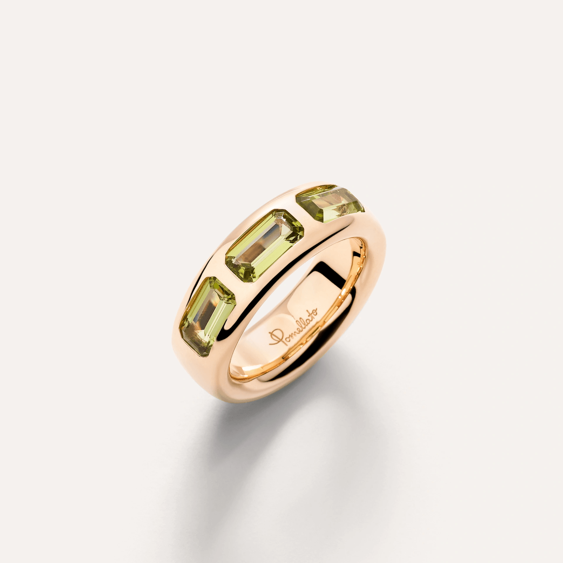 Pomellato Peridot Iconica Ring in Rose Gold - Orsini Jewellers