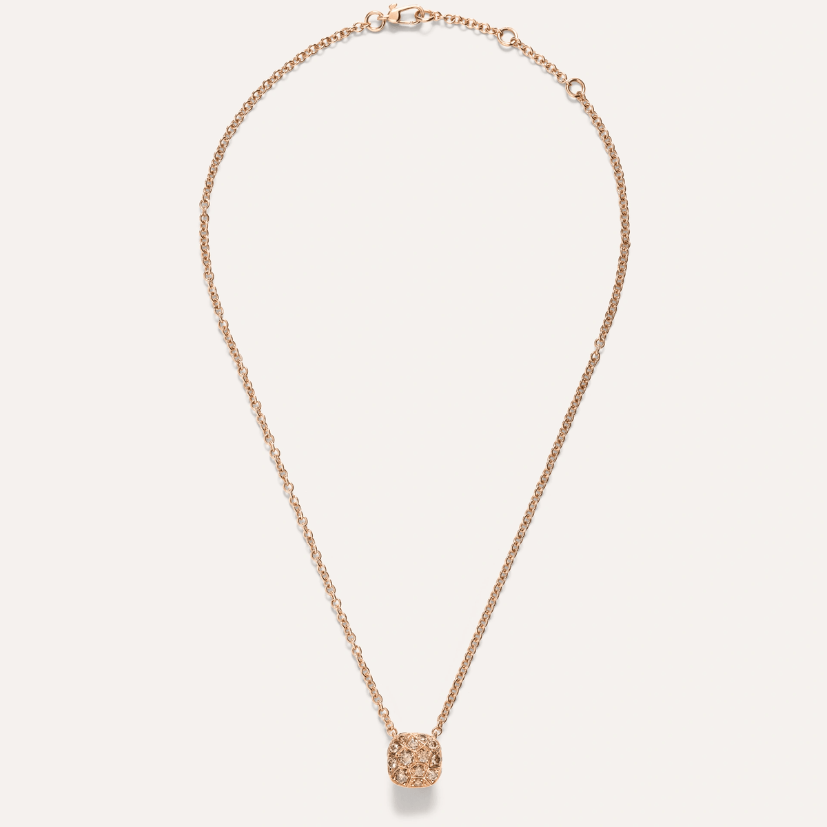 Pomellato Petit Nudo 18k Gold Necklace with Brown Diamonds - Orsini Jewellers