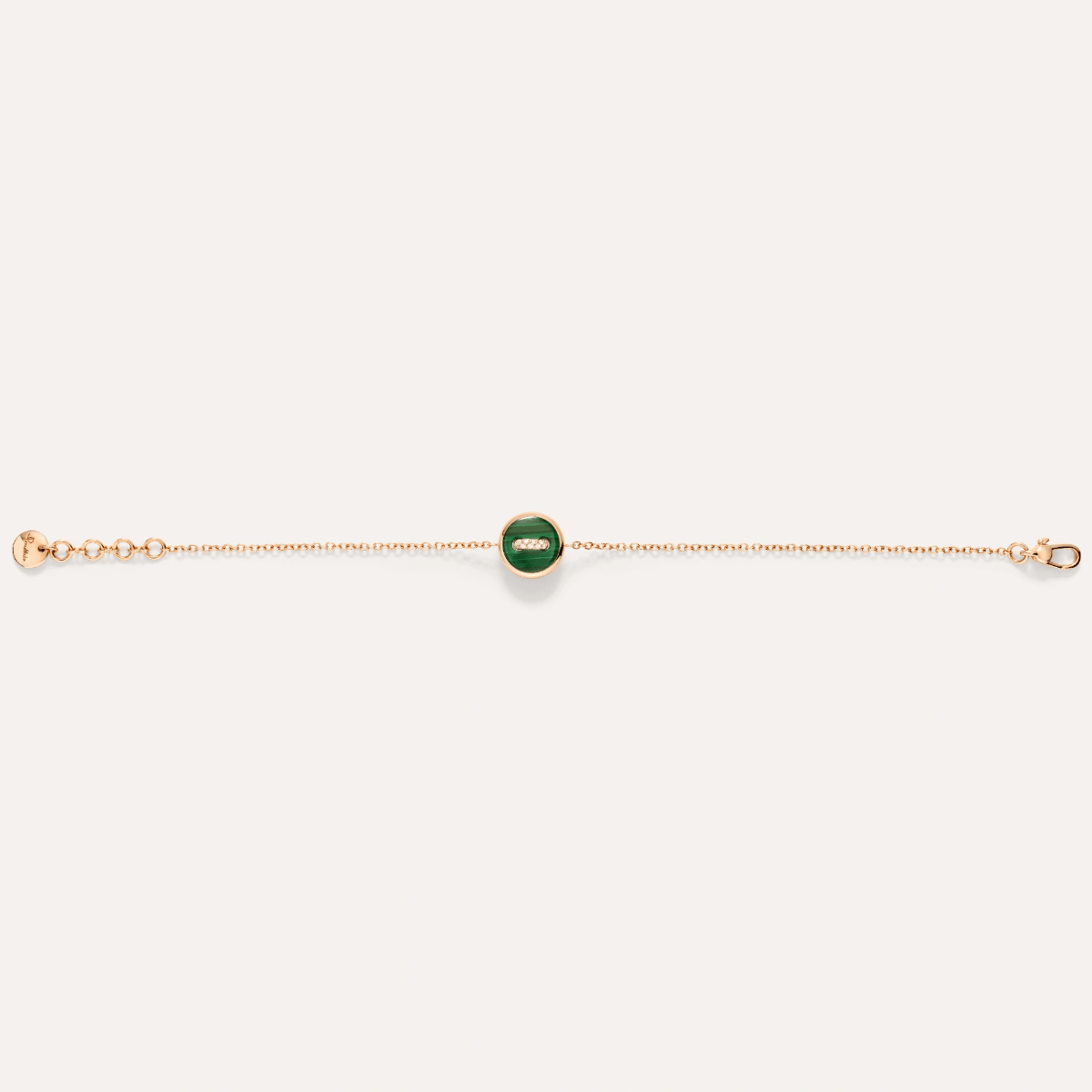 Pomellato Pom Pom Dot Bracelet with Mother of Pearl Malachite and Diamonds - Orsini Jewellers