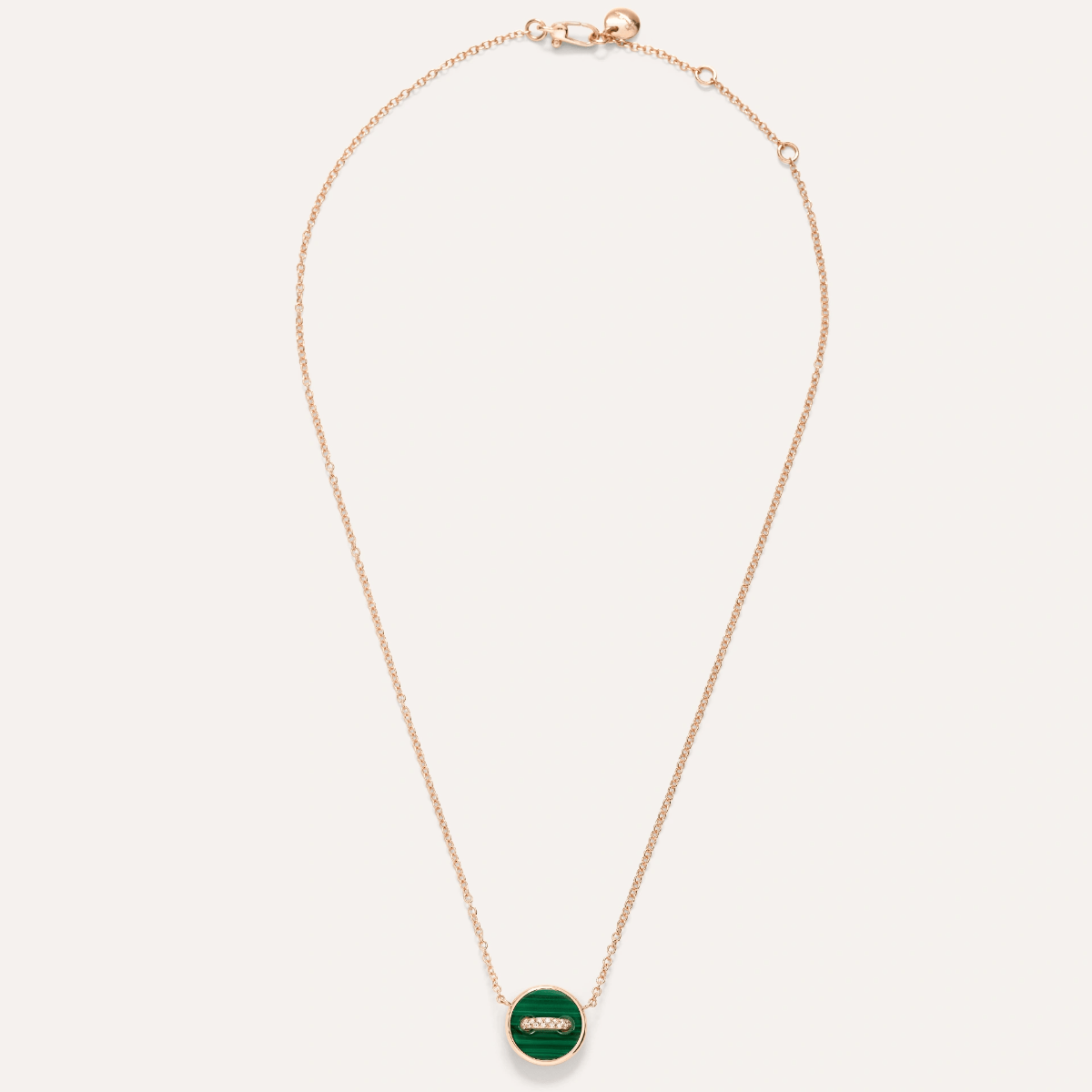 Pomellato Pom Pom Dot Malachite and Mother of Pearl Necklace - Orsini Jewellers