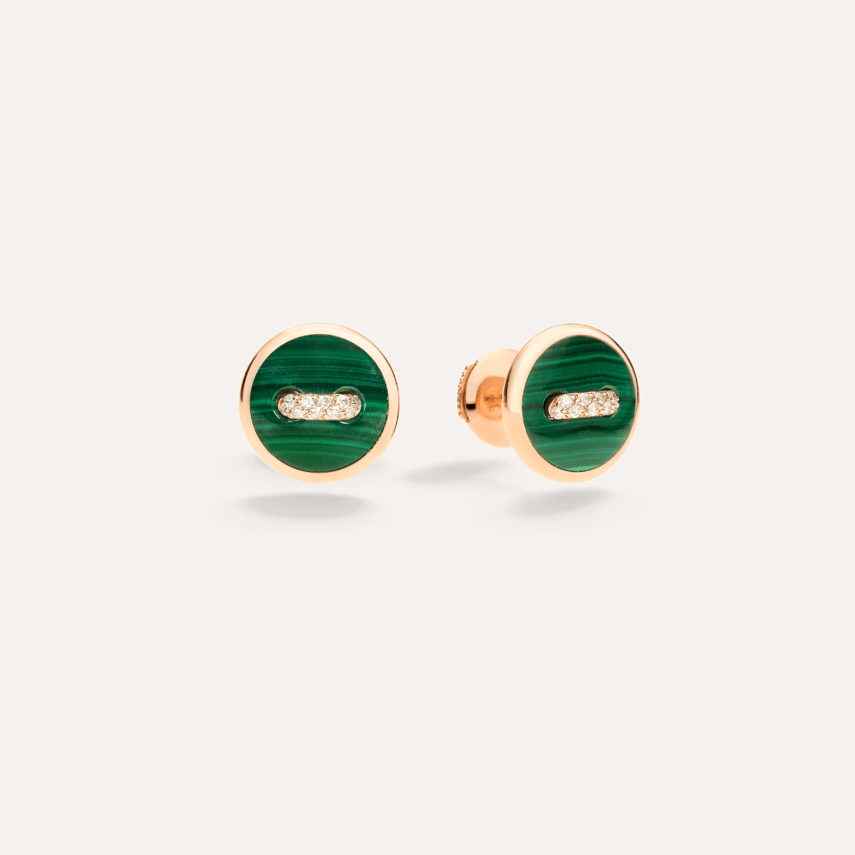 Pomellato Pom Pom Dot Stud Earrings with Malachite - Orsini Jewellers