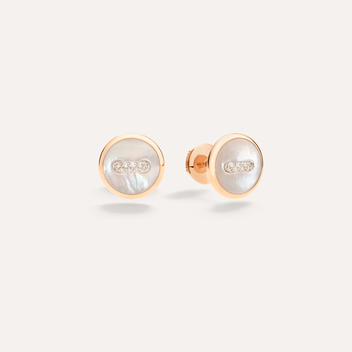 Pomellato Pom Pom Dot Stud Earrings with Mother of Pearl - Orsini Jewellers