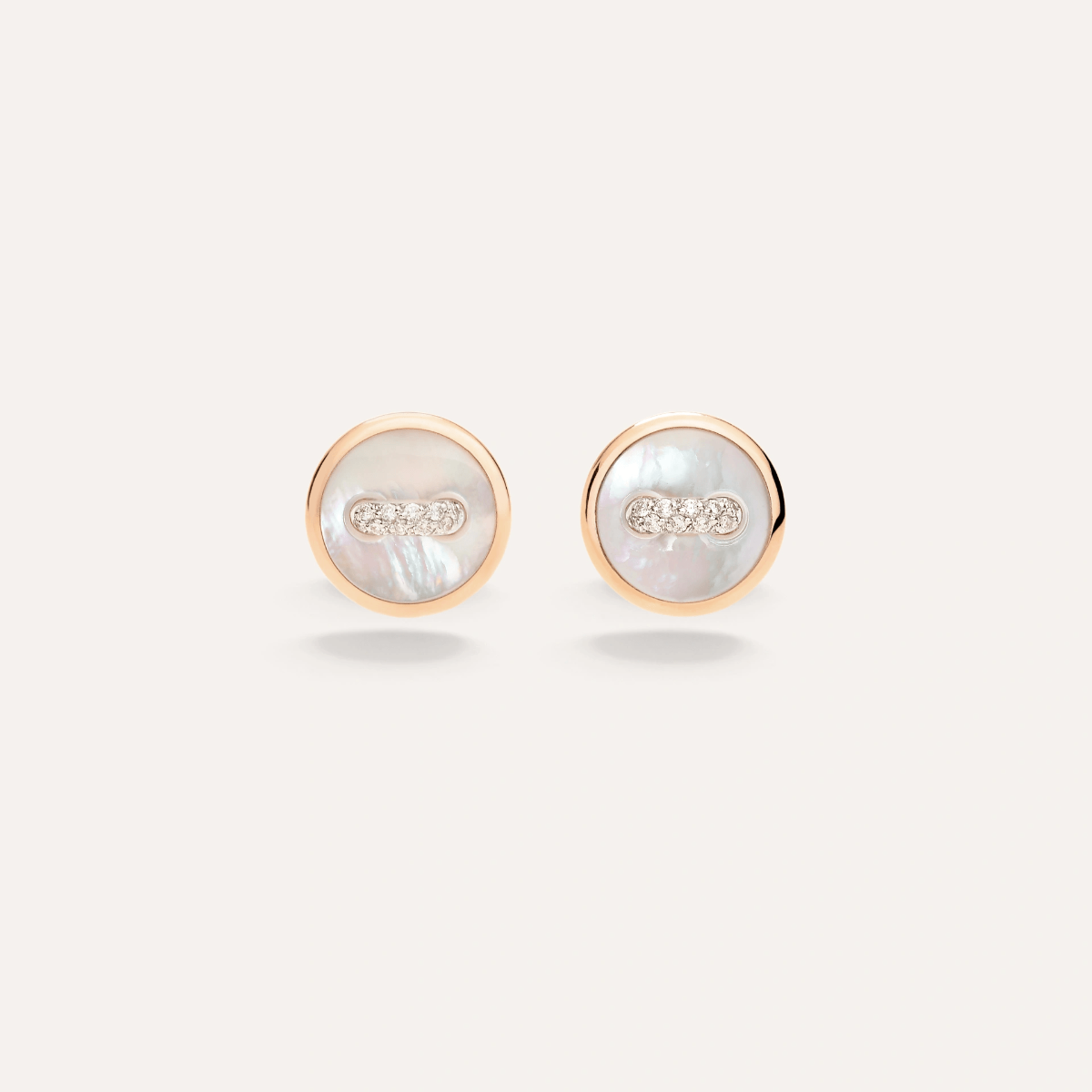 Pomellato Pom Pom Dot Stud Earrings with Mother of Pearl - Orsini Jewellers