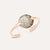 Pomellato Sabbia Bangle in 18k Rose Gold with Brown and White Diamonds - Orsini Jewellers