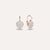 Pomellato Sabbia Earrings in 18k Rose Gold with Pave Diamonds - Orsini Jewellers