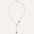 Pomellato Sabbia Lariat in 18k Rose Gold with White, Brown and Black Diamonds - Orsini Jewellers