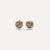 Pomellato Sabbia Stud Earrings in 18k Rose Gold with Brown Diamonds - Orsini Jewellers