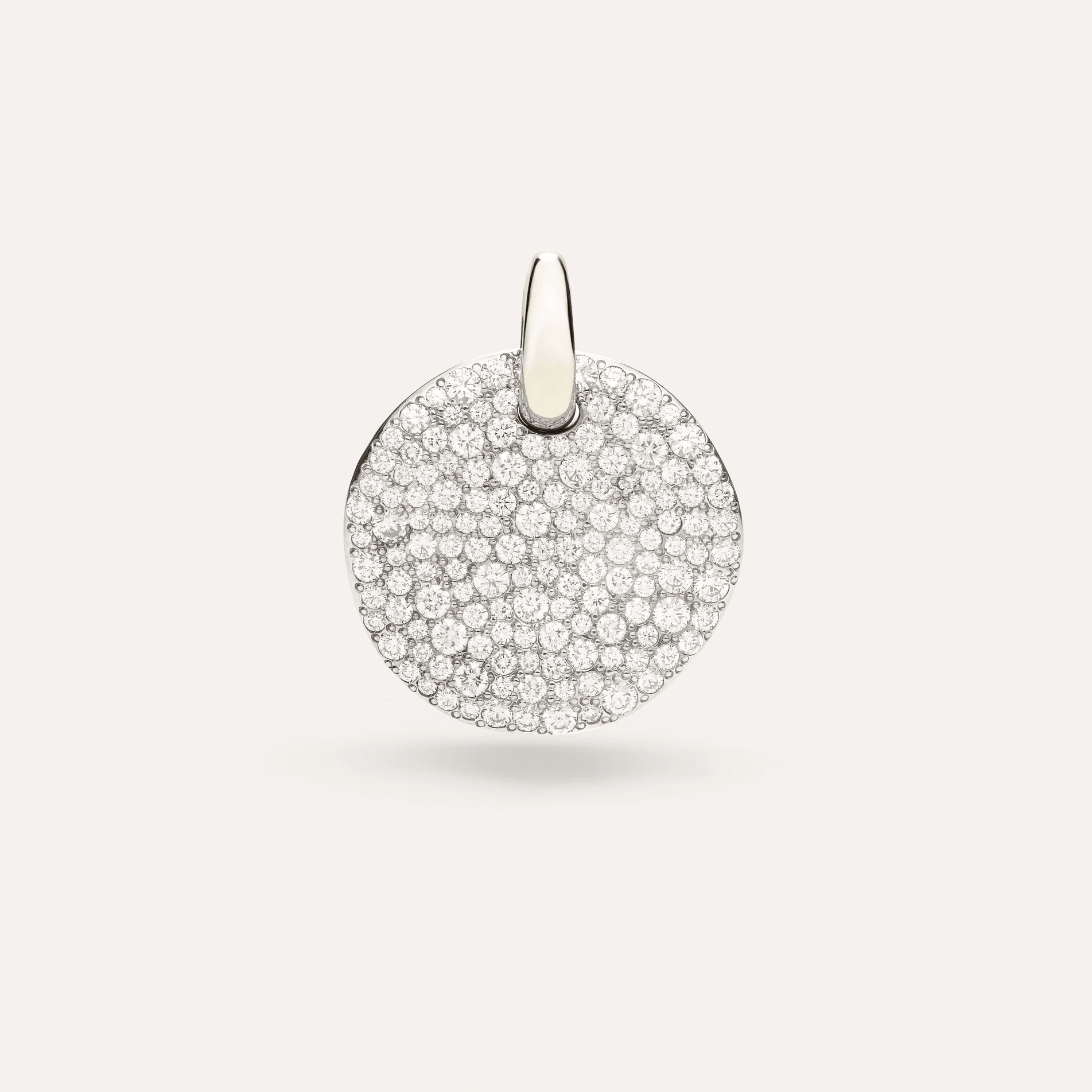 Pomellato Sabbia White Gold and Diamond Pendant - Orsini Jewellers