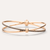 Pomellato Together Bangle in 18k Rose Gold with Brown Diamonds - Orsini Jewellers