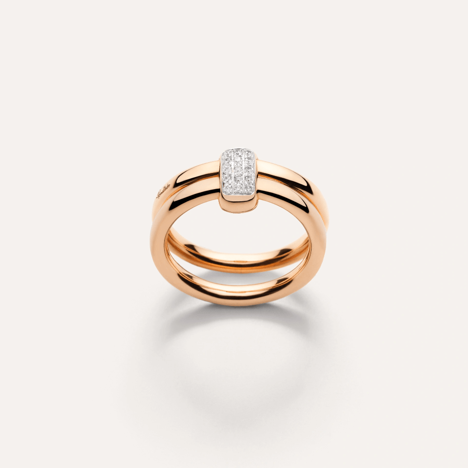 Pomellato Together Diamond and Rose Gold Ring - Orsini Jewellers