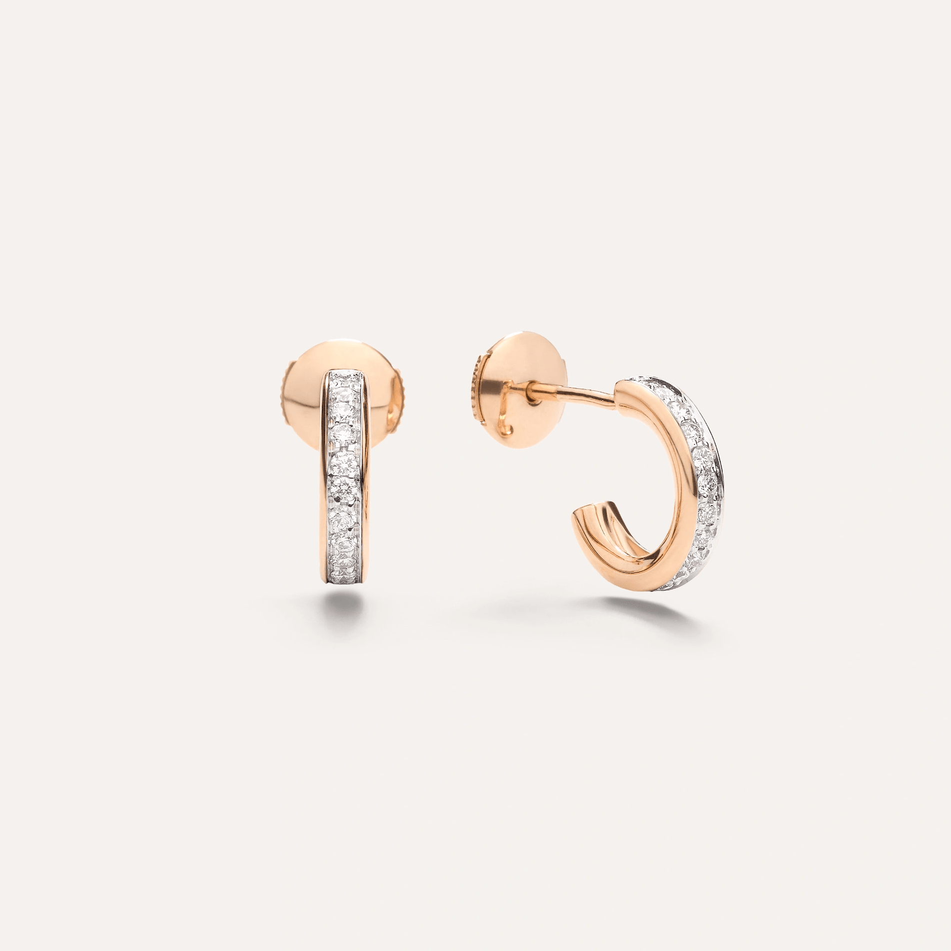 Pomellato Together Diamond Earrings in 18k Rose Gold - Orsini Jewellers