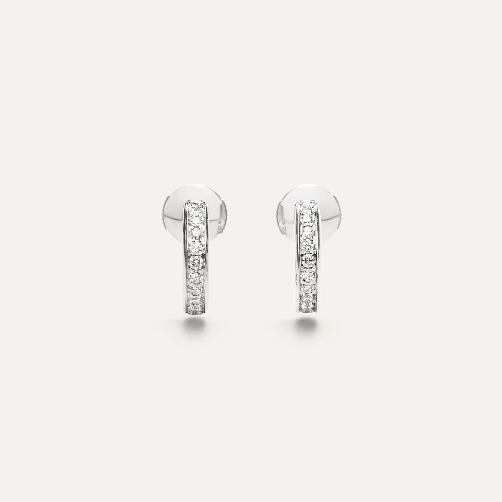 Pomellato Together Diamond Earrings in 18k White Gold with Diamonds - Orsini Jewellers