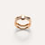 Pomellato Together Ring in 18k Rose Gold with White Diamonds - Orsini Jewellers