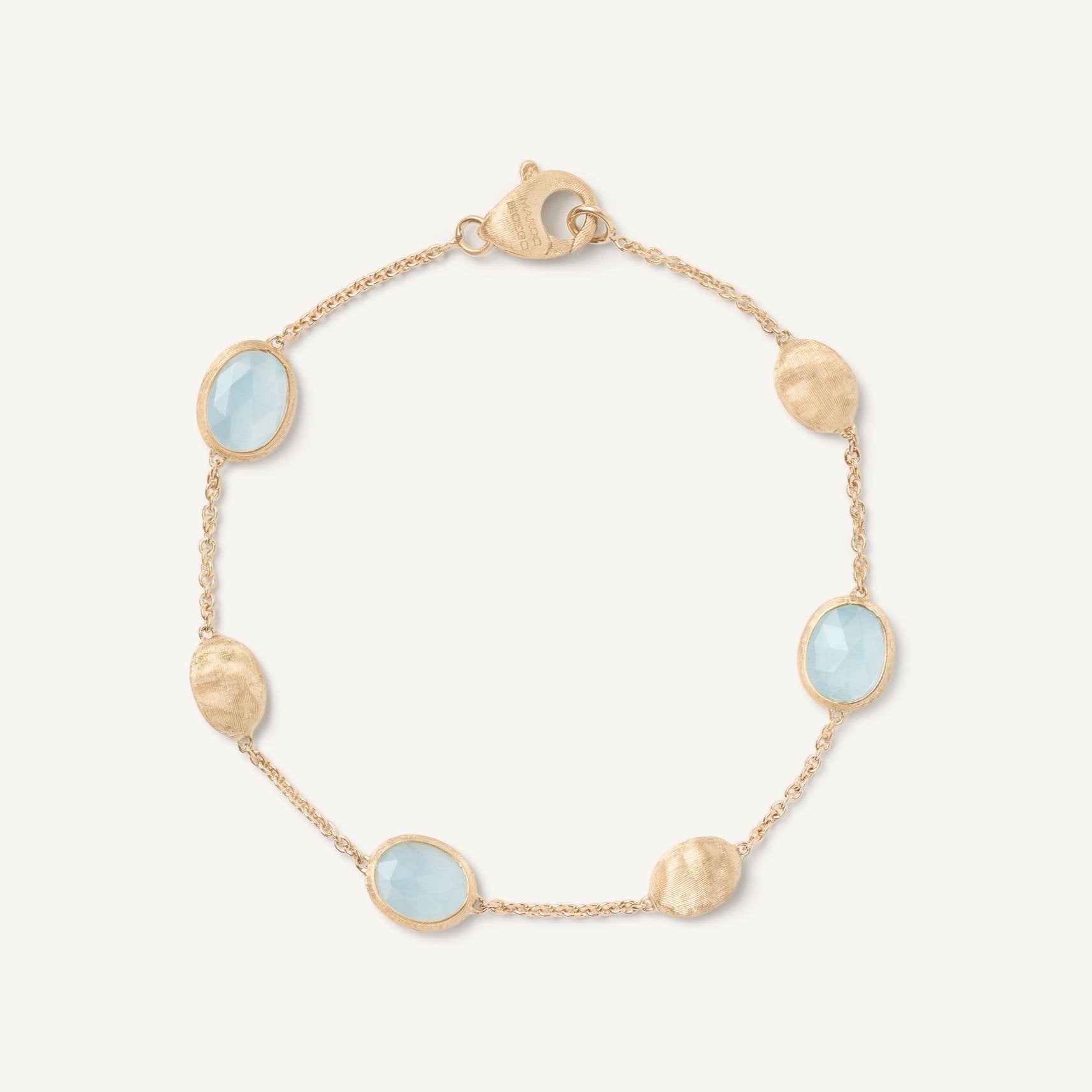 Siviglia 18k Gold and Aquamarine Bracelet - Orsini Jewellers