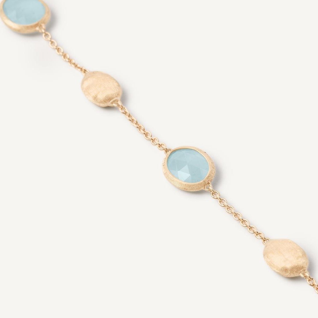 Siviglia 18k Gold and Aquamarine Bracelet - Orsini Jewellers