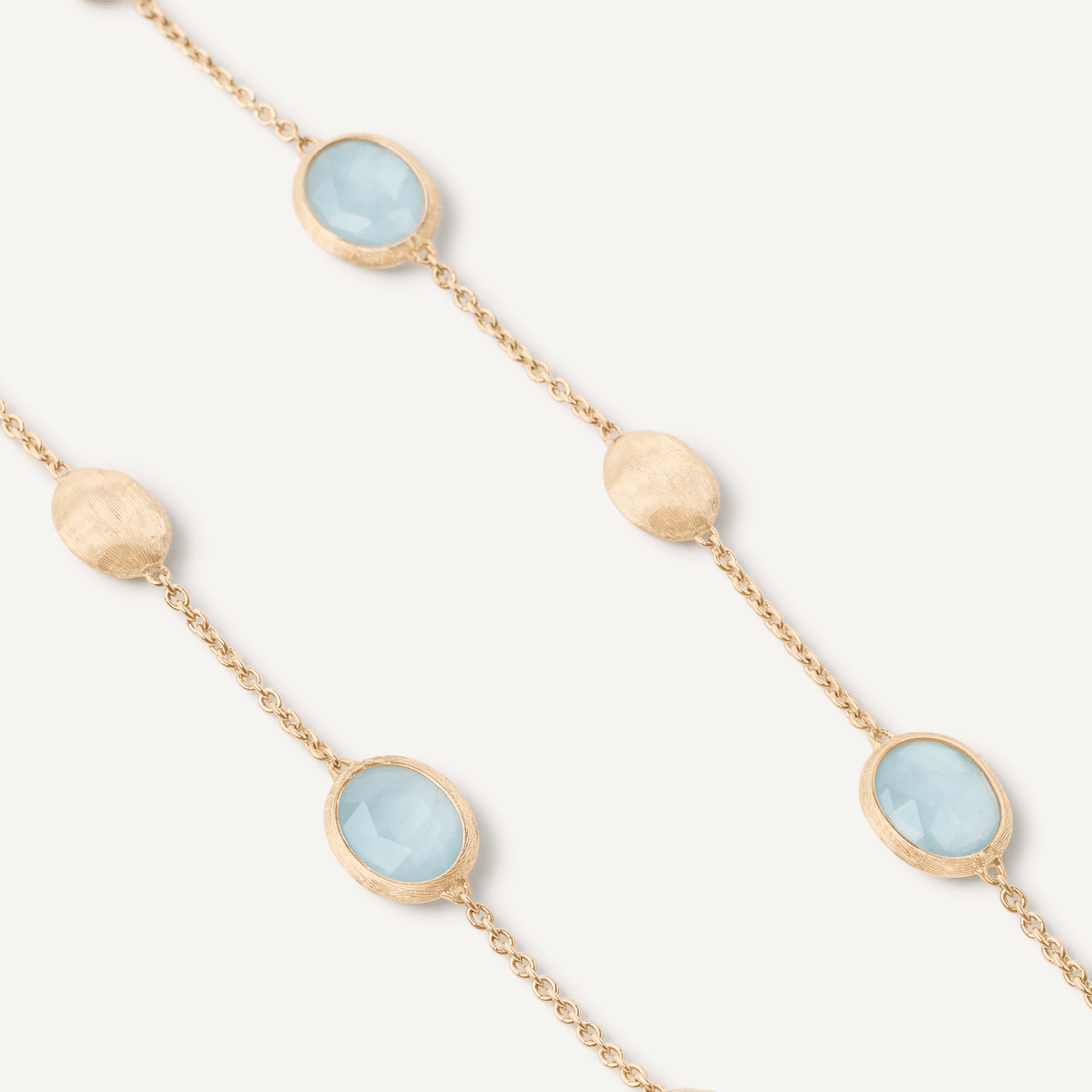 Siviglia 18k Gold and Aquamarine Necklace - Orsini Jewellers