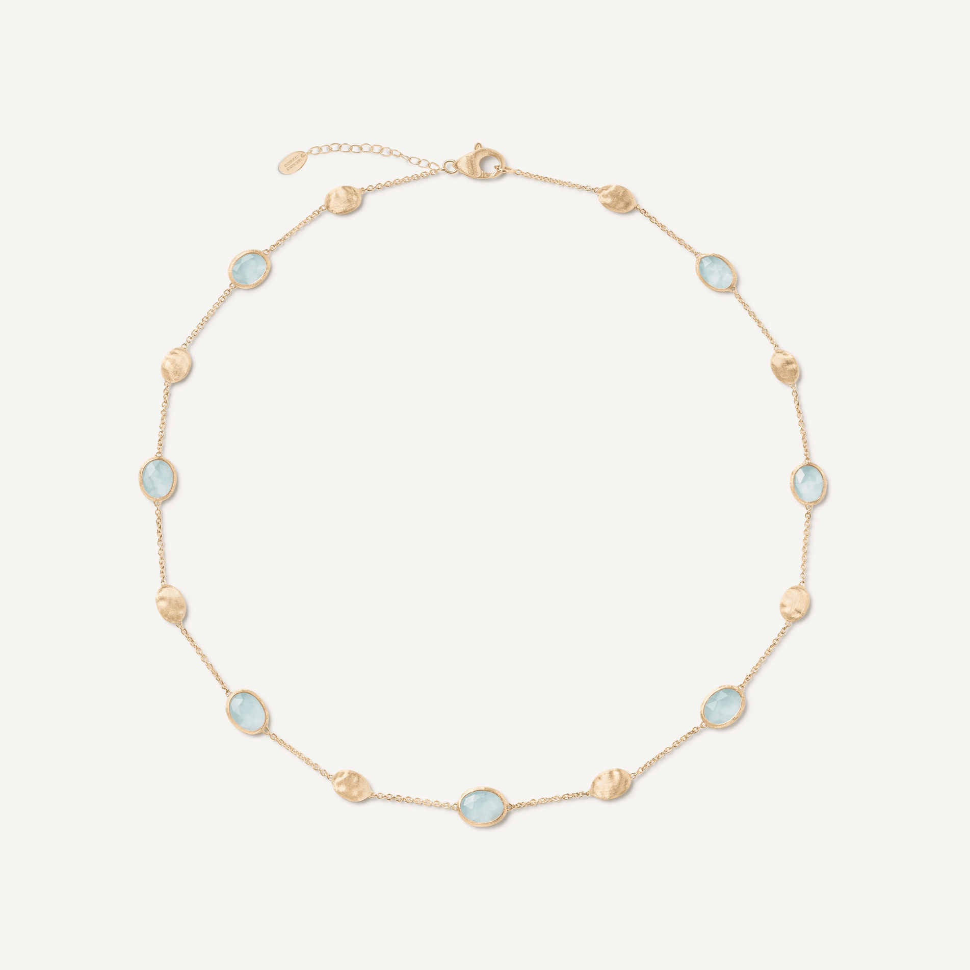 Siviglia 18k Gold and Aquamarine Necklace - Orsini Jewellers