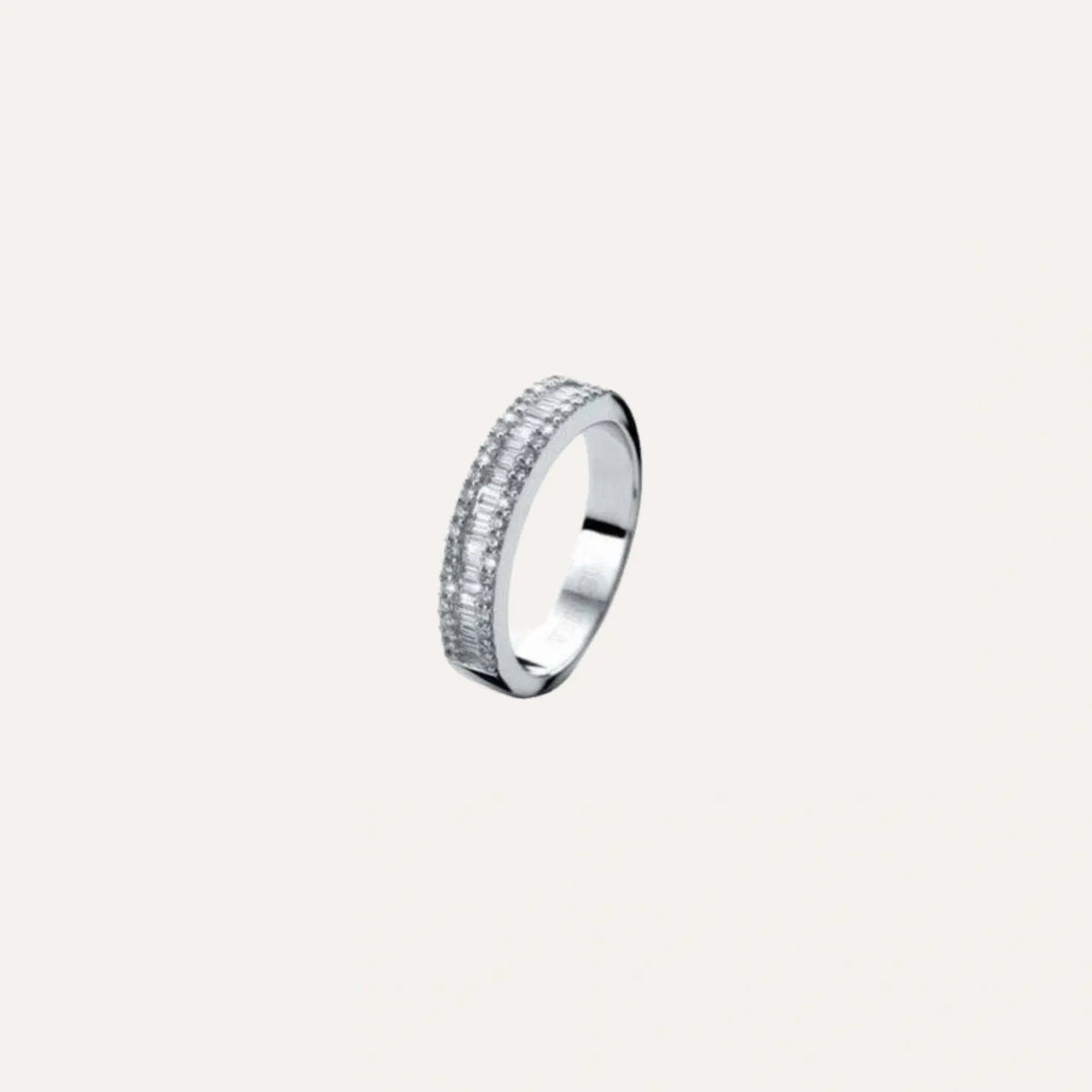 Tirisi Baguette Diamond Band in 18k White Gold - Orsini Jewellers