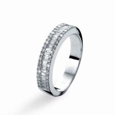 Tirisi Baguette Diamond Band in 18k White Gold - Orsini Jewellers