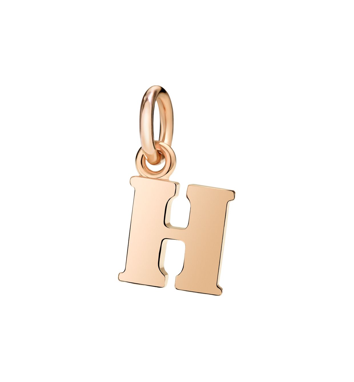 Dodo 9kt rose gold W letter charm