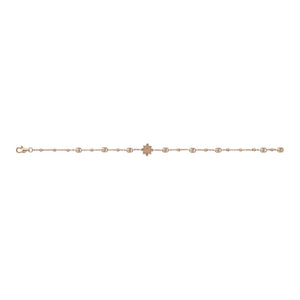 Color Blossom Bb Multi-motif Bracelet, Pink Gold, White Mother-of-pearl And  Diamonds