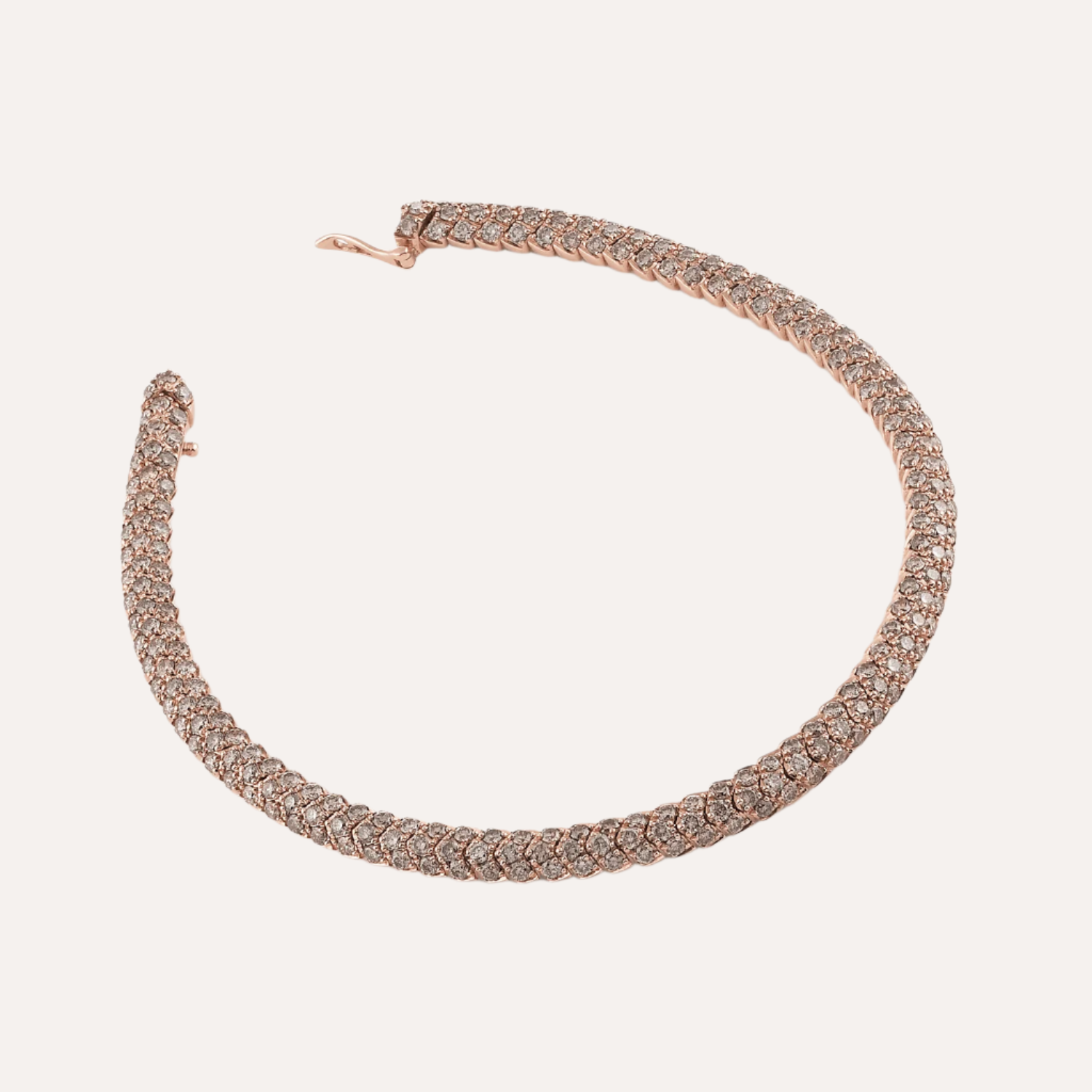 Al Coro Amori Bracelet Brown Diamonds 18k Gold - Orsini Jewellers