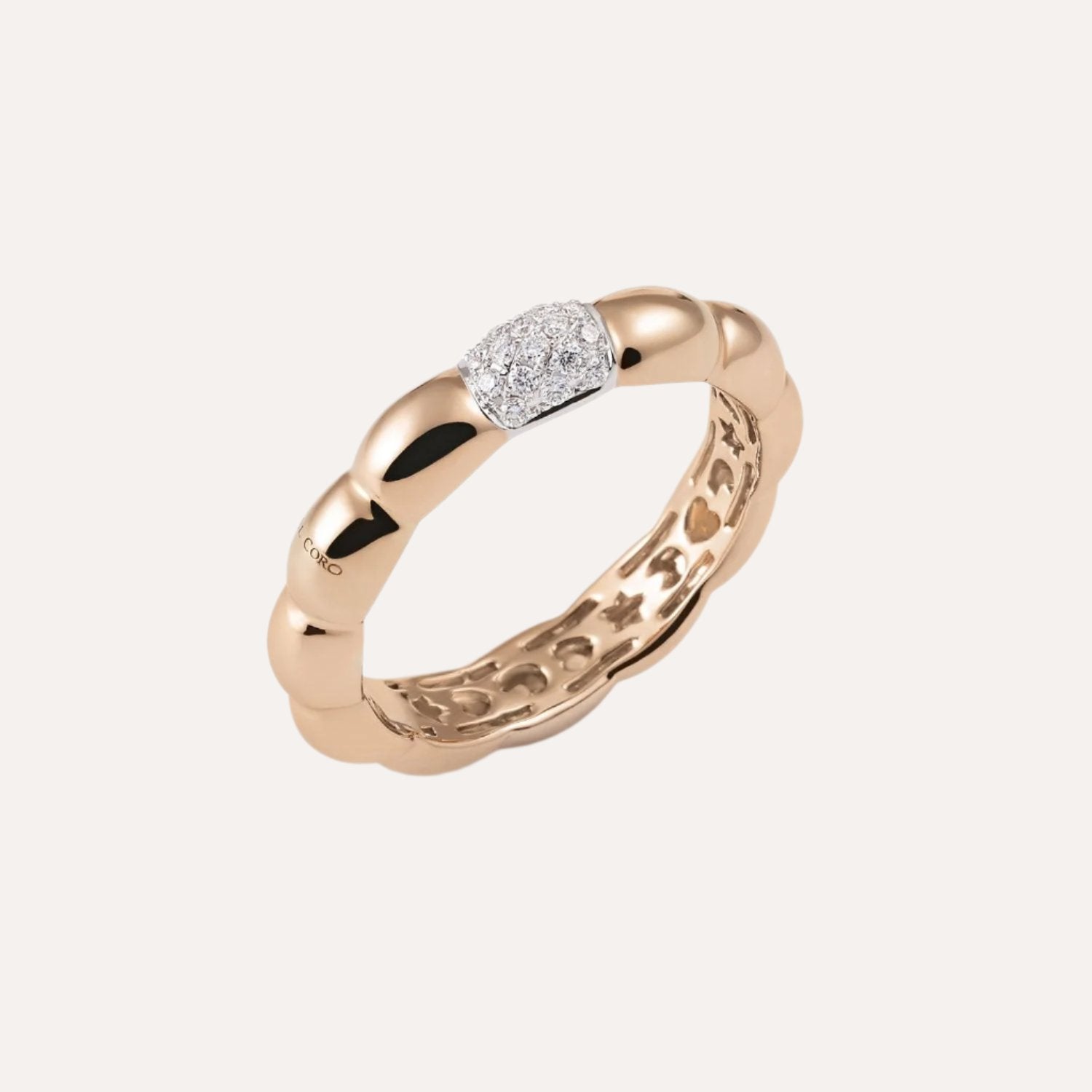 Al Coro La Piazza Ring Diamonds 18k Gold - Orsini Jewellers