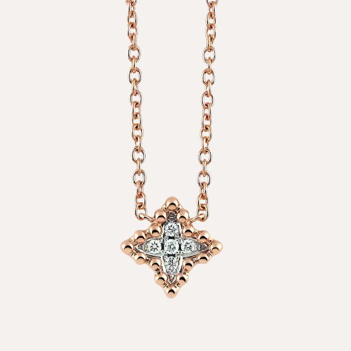 Al Coro Palladio Star Necklace Diamonds 18k Gold - Orsini Jewellers