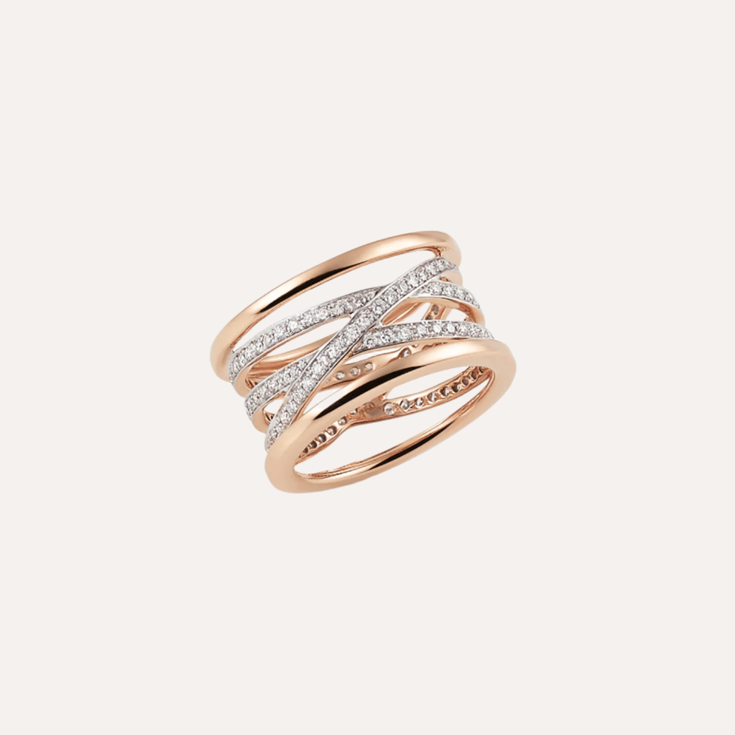 Al Coro Serenata Ring Diamonds 18k Gold - Orsini Jewellers