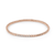 Al Coro Stretchy bracelet in 18k Rose Gold with 7 Diamonds - Orsini Jewellers