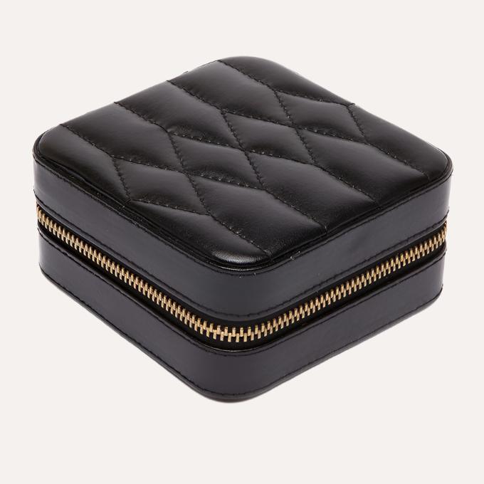 Caroline Black Coloured Travel Case - Orsini Jewellers