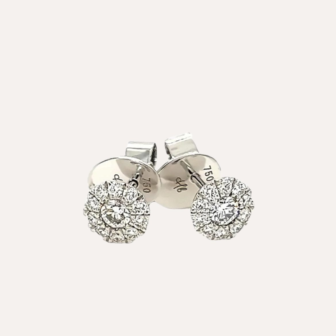 Colori Earrings in 18k White Gold with Diamonds - Orsini Jewellers