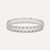 Crystal Bangle in 18k White Gold with Diamonds - Orsini Jewellers