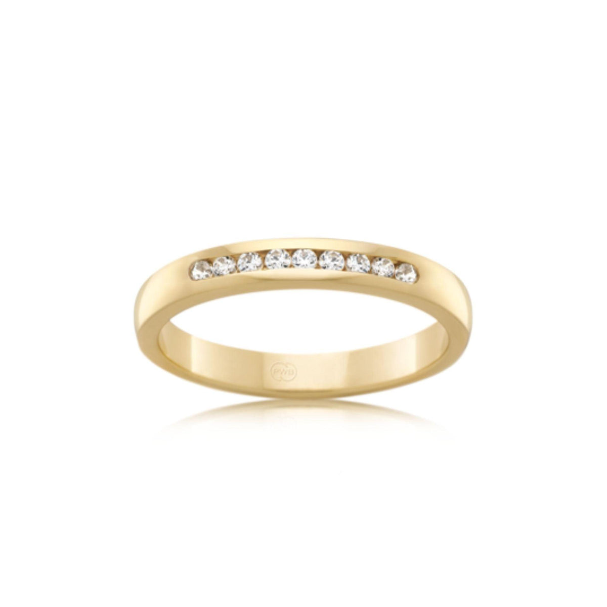 Diamond Channel Set Barrel Wedding Band - Orsini Jewellers