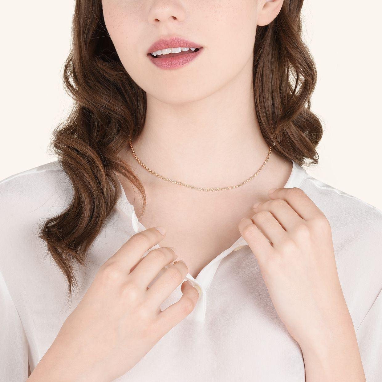 DoDo Necklace ESSENTIALS Rose Gold Toggle Ring - Orsini Jewellers