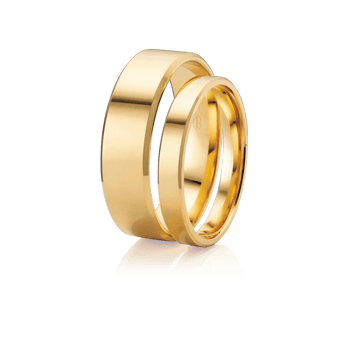 Flat Bevel Wedding Ring - Orsini Jewellers