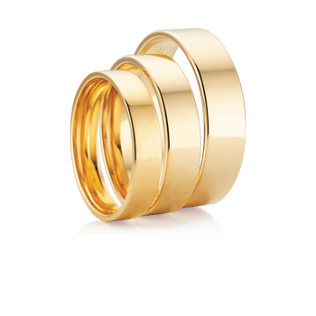 Flat Round Wedding Ring - Orsini Jewellers