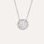 Funghetti Necklace in 18k White Gold with Diamonds - Orsini Jewellers