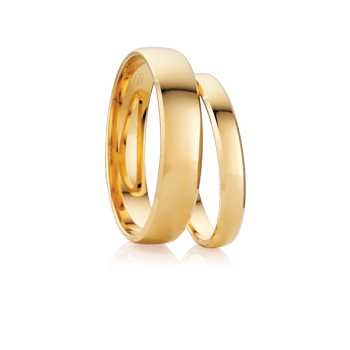 Half Round Bevel Wedding Ring - Orsini Jewellers